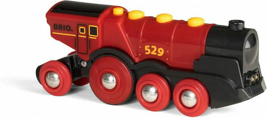 Brio Toys Mighty Red Action Locomotive Τρενάκι με Ήχο και Φως για 3+ Ετών