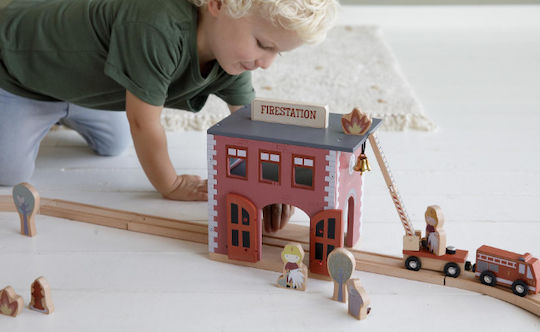 Little Dutch Firefighting Extension Railroad Accessories made of Wood for 3+ years+ Years
