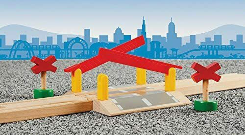 Brio Toys Railway Crossing Αξεσουάρ Σιδηρόδρομου από Ξύλο για 3+ Ετών