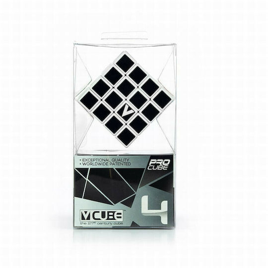V-Cube 4 Flat Speed Cube 4x4 White for 6+ years old Years 207171 1pcs