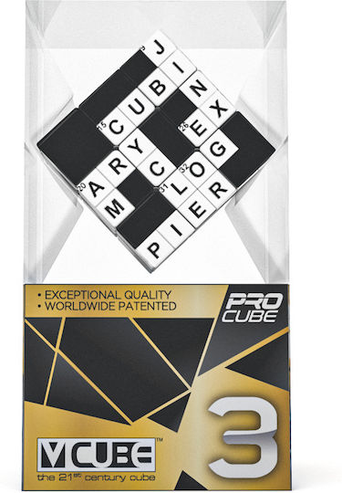 V-Cube Challenging Crossword - 3 Flat Κύβος Ταχύτητας 3x3 για 6 Ετών