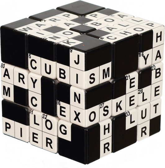 V-Cube Challenging Crossword - 3 Flat Κύβος Ταχύτητας 3x3 για 6 Ετών
