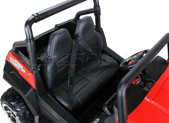 Commander Buggy Doppelsitzer Mit Fernbedienung 24 Volt Rote Für 2+ Jahre