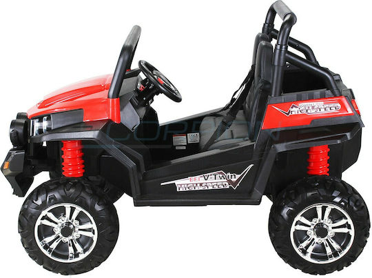 Commander Buggy Doppelsitzer Mit Fernbedienung 24 Volt Rote Für 2+ Jahre