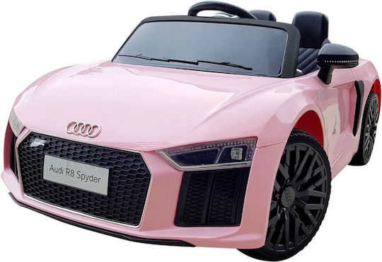 Audi Spyder Cu Un Loc Cu Telecomandă Licențiat 12 Volți Roz