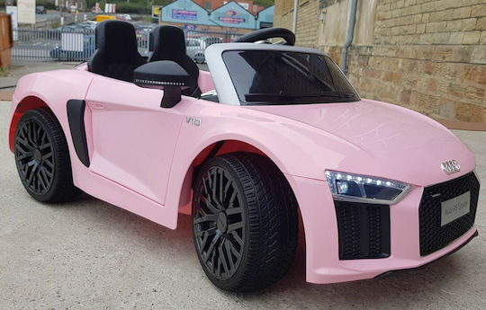 Audi Spyder Cu Un Loc Cu Telecomandă Licențiat 12 Volți Roz