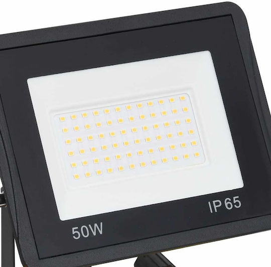 vidaXL Electric Jobsite Light LED IP65 with Brightness up to 7000lm