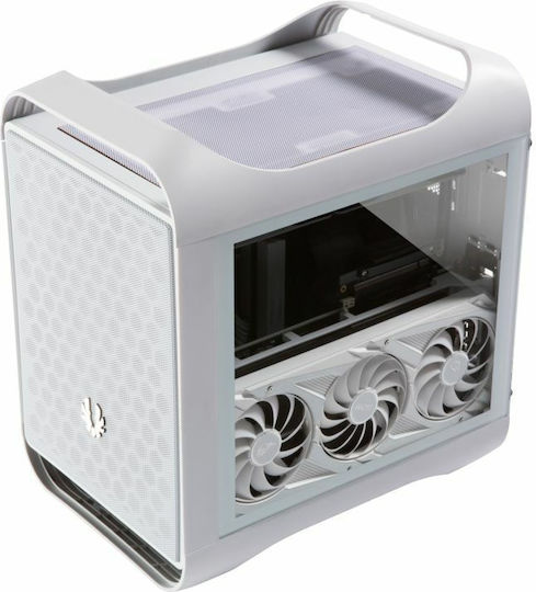 BitFenix Prodigy M 2022 Gaming Mini Tower Κουτί Υπολογιστή με Πλαϊνό Παράθυρο Λευκό