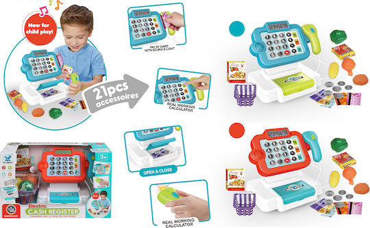 Snainter Pretend Play Toy Cash Register for 3+ Years Various Designs 1pc