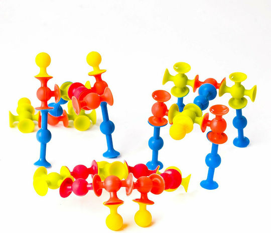 Fat Brain Toys Jucărie de Construcție din Plastic Mini Squigz pentru Copii 5+ ani+ Ani