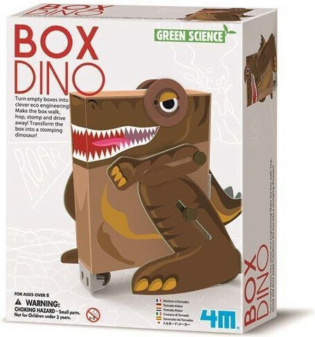 4M Παιχνίδι Κατασκευών Χάρτινο Box Dino