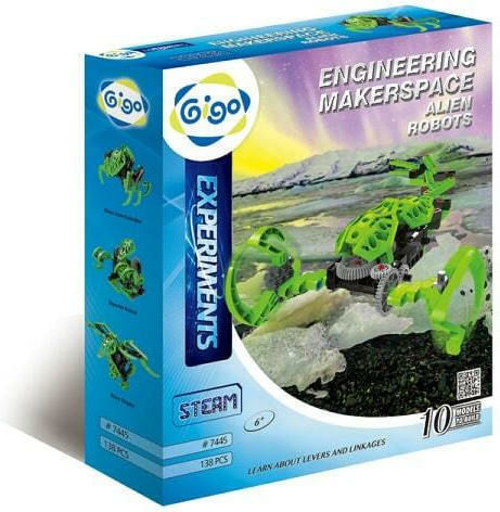 Gigo Παιχνίδι Κατασκευών Πλαστικό Engineering Makerspace Alien Robots για Παιδιά 6+ Ετών