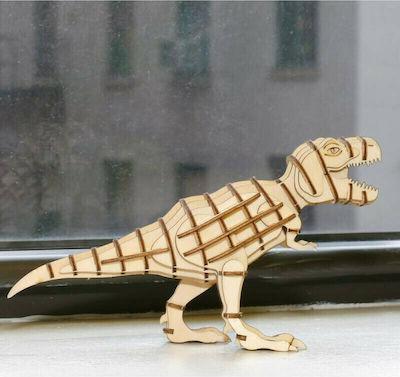 Kikkerland Ξύλινη Κατασκευή Παιχνίδι T-Rex 3D Wooden