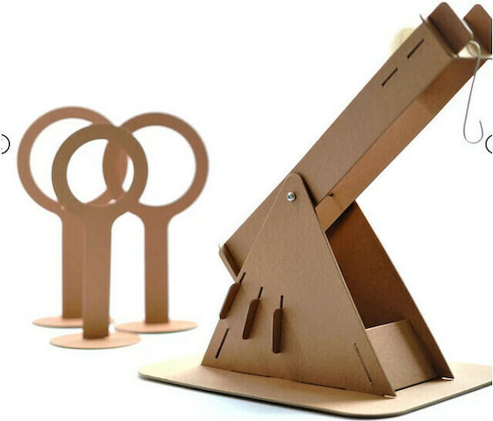 Kikkerland Дървена Конструктивна Игра Newton's Lab Make Your Own Catapult