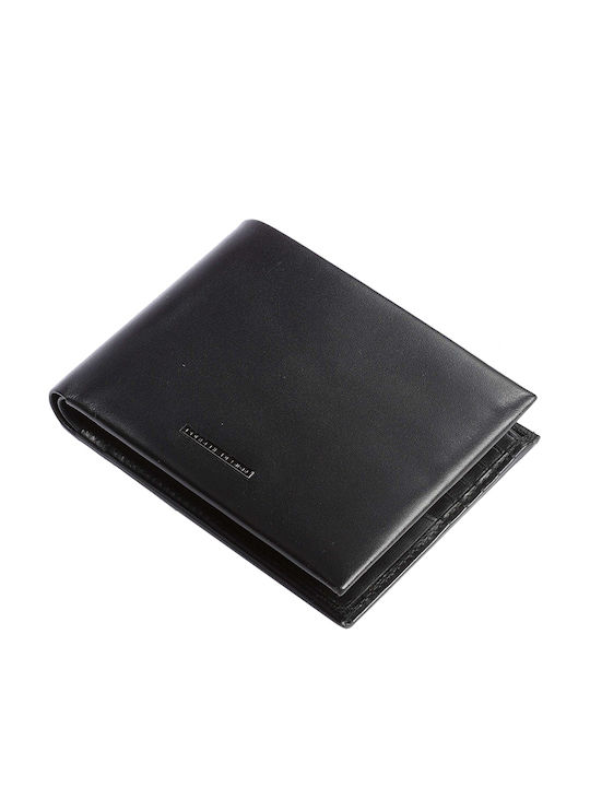 Classic Billfold Leather Men's Wallet Classic with RFID Black