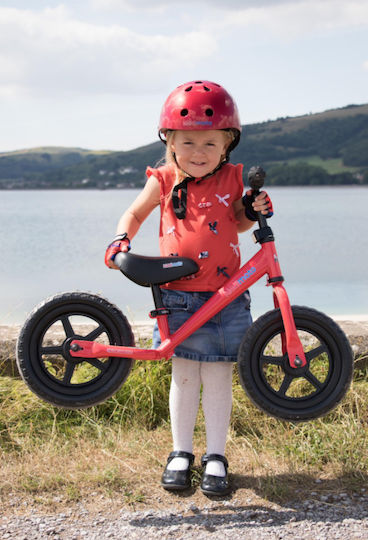Kiddimoto Kinderlaufrad Super Rot