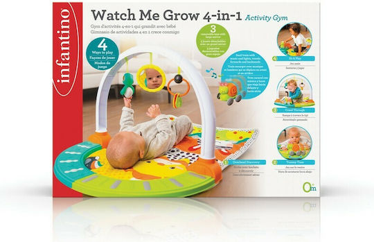 Infantino Watch Me Grow 3 in 1 Γυμναστήριο Δραστηριοτήτων για Νεογέννητα