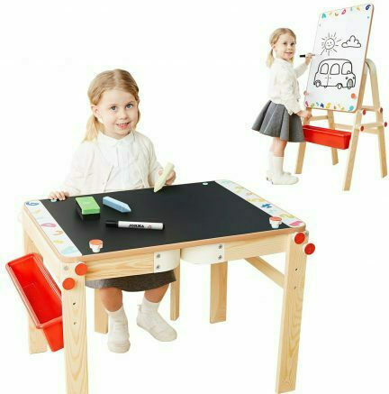 Top Bright Double Sided Markerboard 46x55x116cm