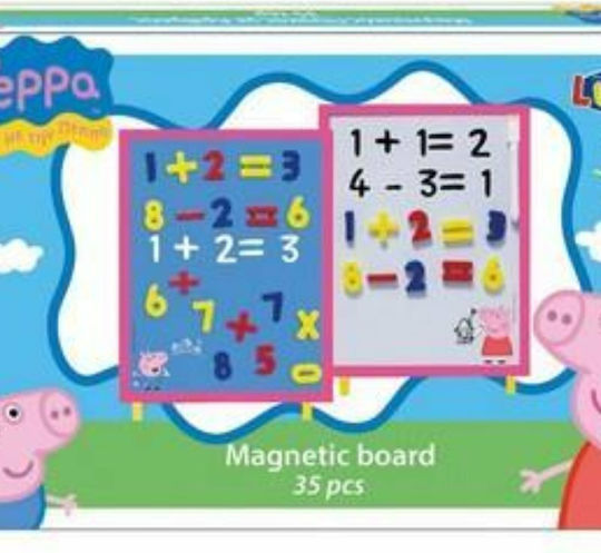 Luna Peppa Pig Numbers Kids Magnetic Board 35x23cm