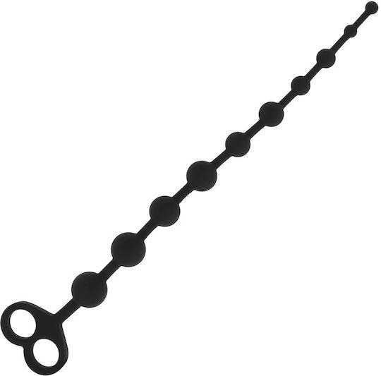 Ohmama Anal Perlen Silikon Schwarz 30cm