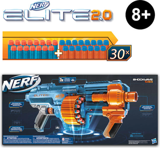 Nerf Launcher Elite 2.0 for 8+ years old years Commander RD-6