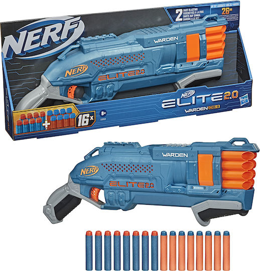 Nerf Нерф изстрелвач Warden DB 8 Елит 2.0 за 8+ години+ години