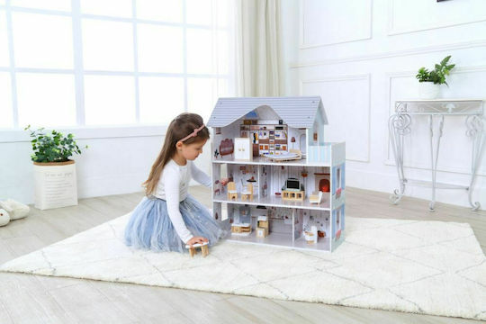 Ecotoys Emma Ξύλινο Κουκλόσπιτο