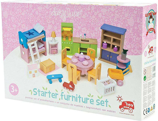 Le Toy Van Starter Furniture Set Мебели за Къща за Кукли
