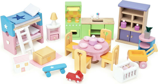 Le Toy Van Starter Furniture Set Мебели за Къща за Кукли