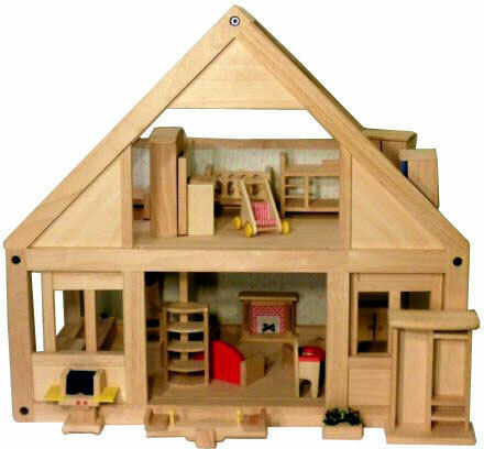 Plan Toys Ξύλινο Κουκλόσπιτο