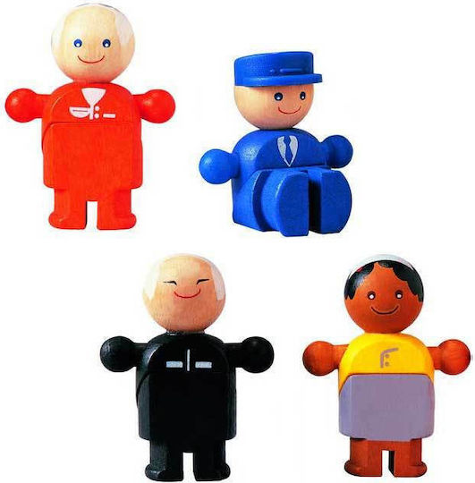 Plan Toys Professionals – Staff Wooden Doll for Dollhouse