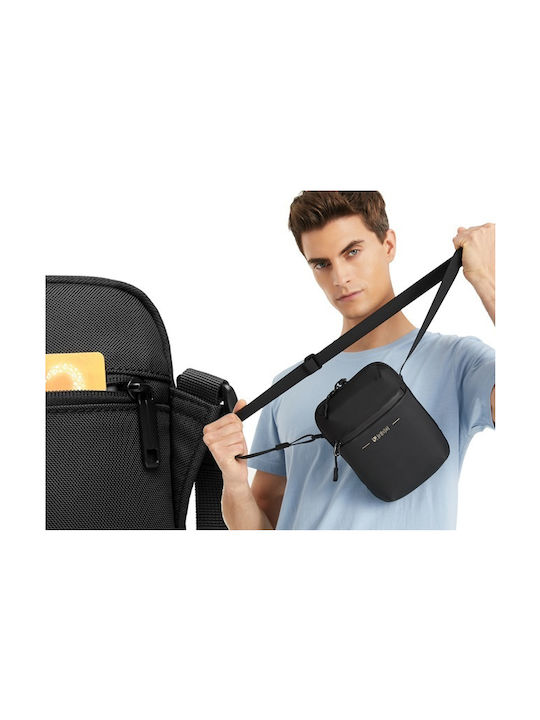 Leastat LT2123 Geantă pentru bărbați Umăr / Crossbody Neagră