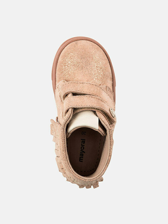 Kids Sneakers High with Scratch Gold