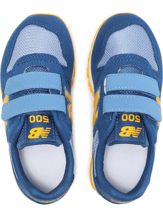 500 Kids Sneakers with Scratch Blue