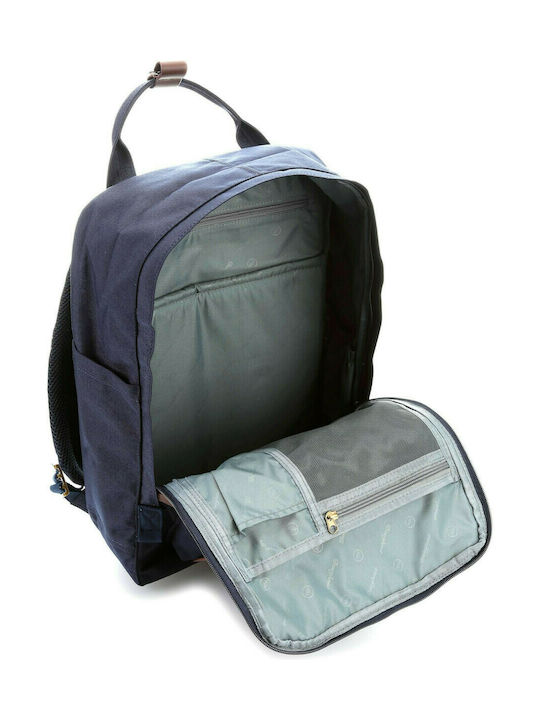 Doughnut Macaroon Large Cordura Men's Fabric Backpack Waterproof Navy Blue