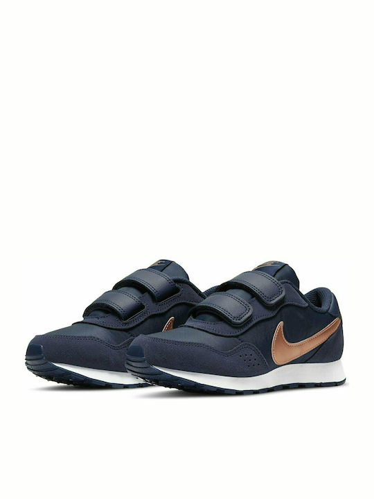 Valiant MD VALIANT Kinder Sneakers mit Klettverschluss Midnight Navy / Metallic Red / Bronze / White