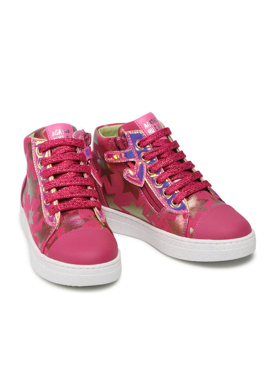 Kids Sneakers High Anatomic Fuchsia