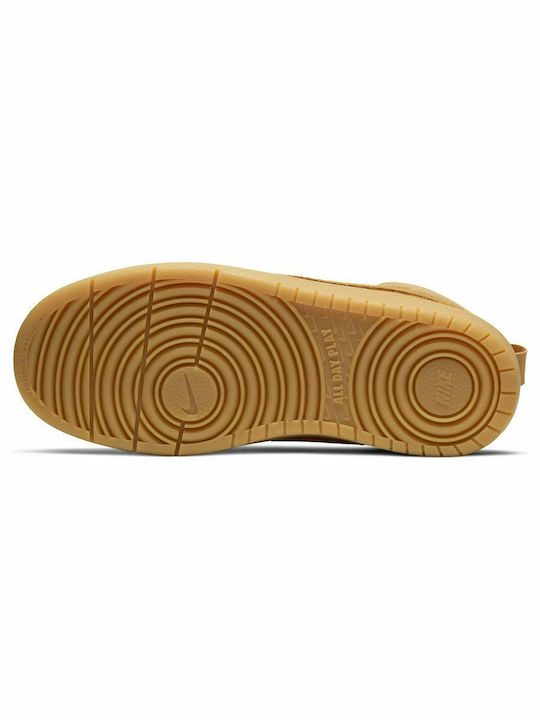 Court Borough Mid 2 Boot Jr Παιδικά Sneakers High Wheat / Wheat Gum Med Brown