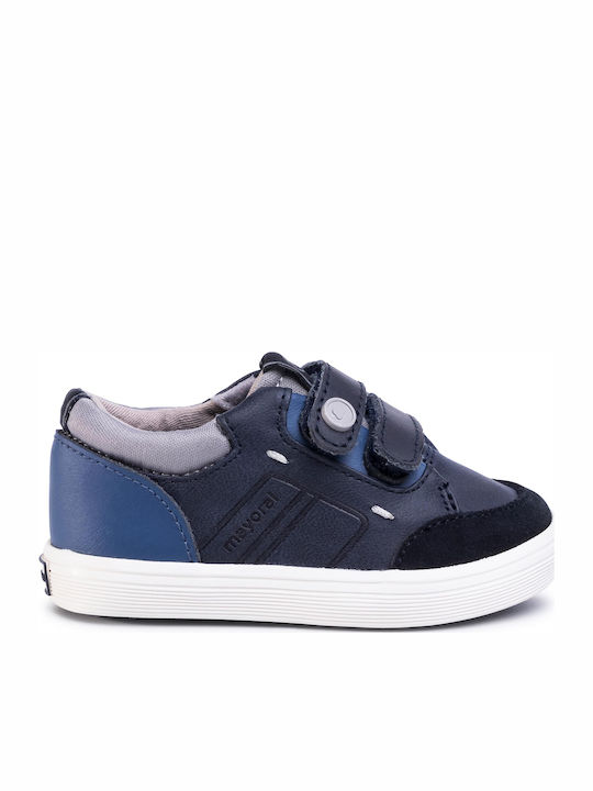 Παιδικά Sneakers με Σκρατς Navy Μπλε
