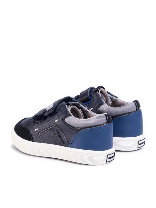 Παιδικά Sneakers με Σκρατς Navy Μπλε