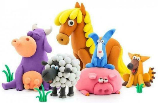 Hey Clay Claymates Animals Multicolour Modelling Clay 390gr