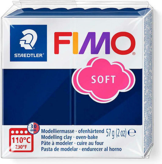 Staedtler Fimo Soft Polymeric Modelling Clay Blue 57gr