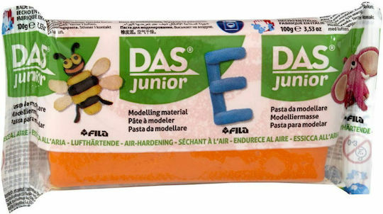 DAS Junior Children's Polymer Clay Orange 100gr 349310