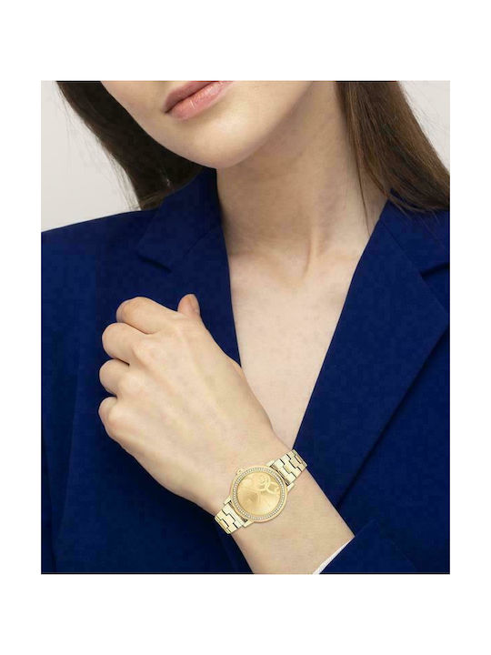 Tommy Hilfiger Maya Uhr mit Gold Metallarmband