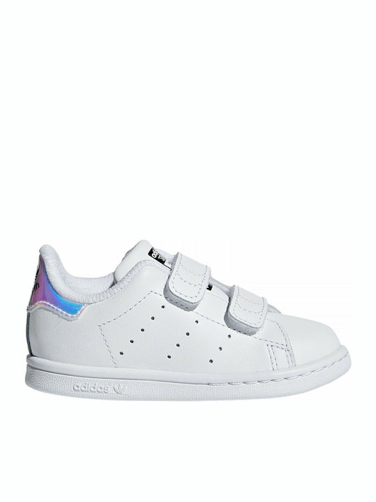Stan Smith STAN SMITH CF I Kids Sneakers with Scratch Cloud White / Silver Metallic
