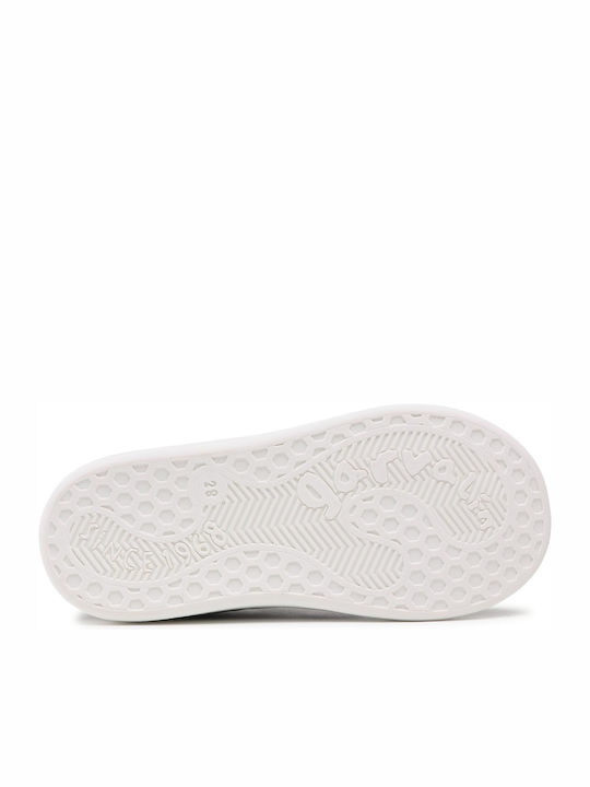 Παιδικά Sneakers High Ανατομικά με Σκρατς Μαύρα
