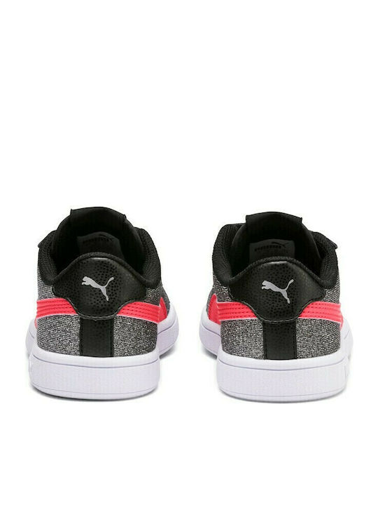 Smash Glitz Glam Kids Sneakers with Scratch Silver