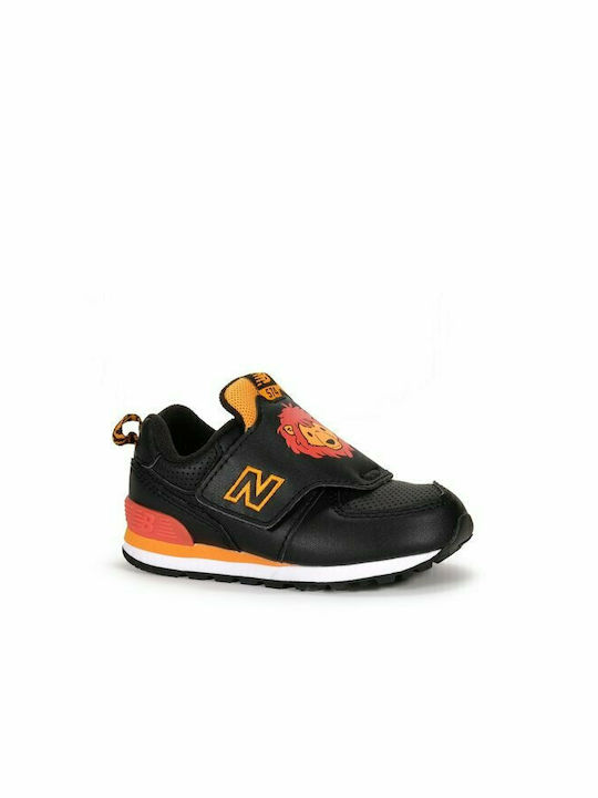Kinder Sneakers mit Klettverschluss Schwarz