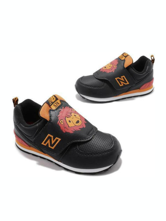 Kinder Sneakers mit Klettverschluss Schwarz