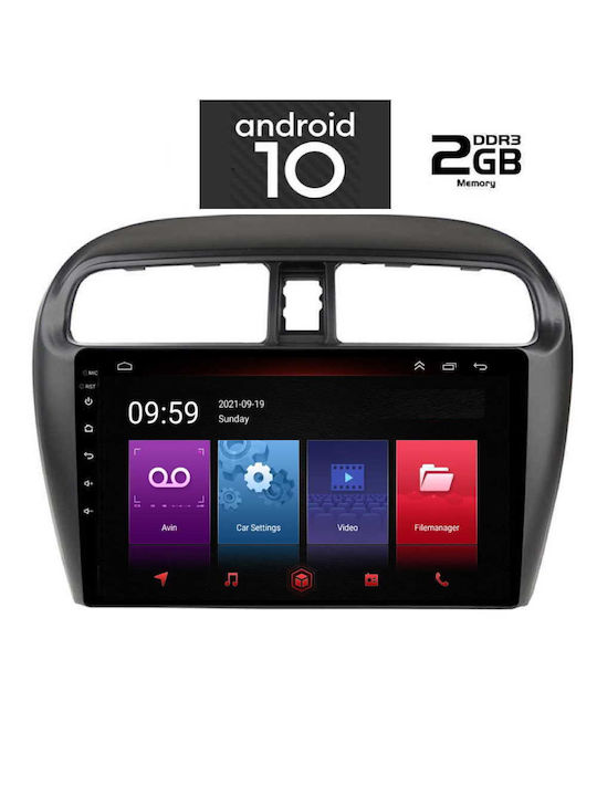 Lenovo Auto-Audiosystem für Mitsubishi Raumstern 2013> (Bluetooth/USB/AUX/WiFi/GPS/Apple-Carplay/Android-Auto) mit Touchscreen 9"